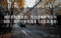 蜂鸟影院短复盘：先对齐推断有没有跳层，再把对象写具体（读完更清楚）